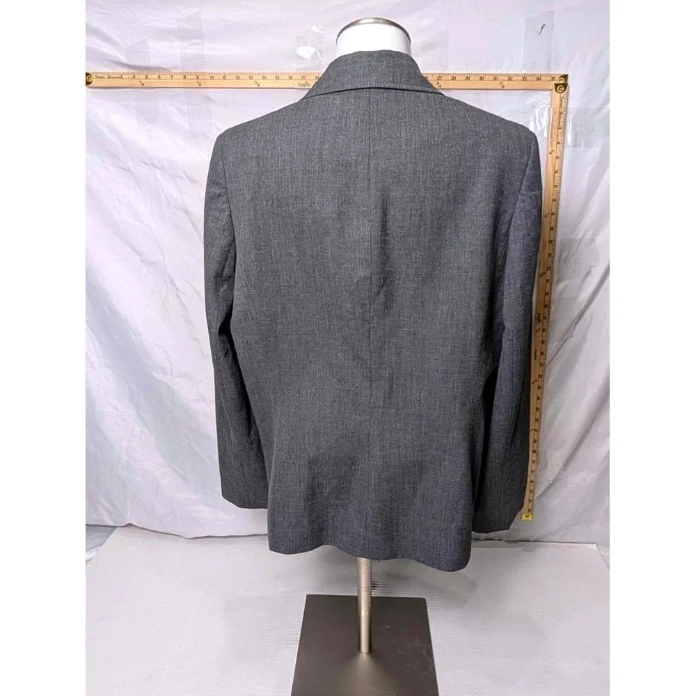 i.e. ~ Women's Charcoal Grey ~‎ Single Button Blazer Jacket ~ Size 14